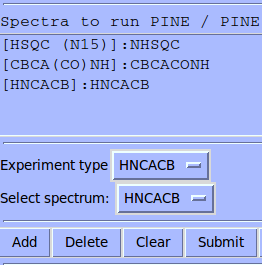 Adding NMR spectra to run PINE-SPARKY.2